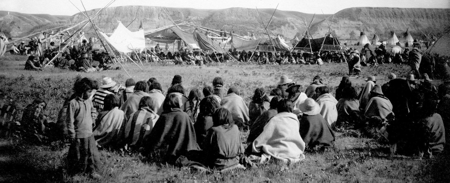 Sun Dance Blackfeet Indians, Gleichen, N.W.T.