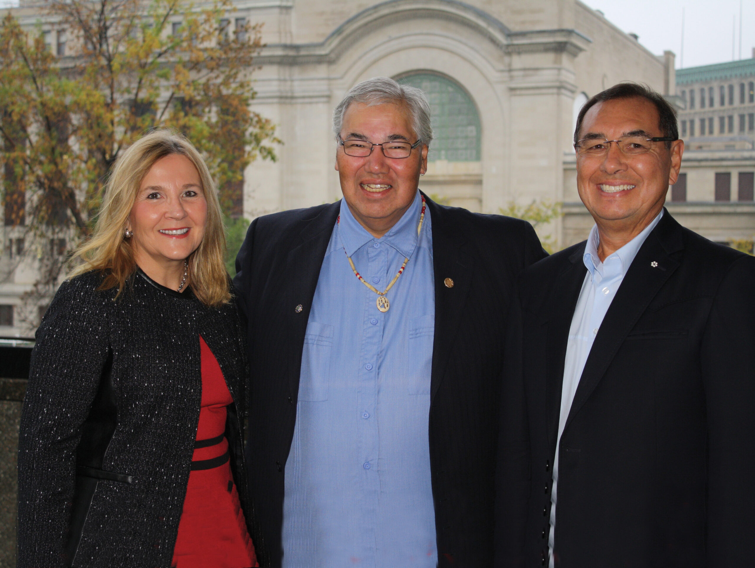 The three commissioners of the Canada